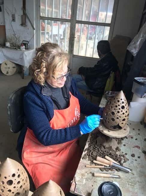 Knossos Palace and Pottery experience. Excursion Safari - The pottery village and the €5 clay lesson