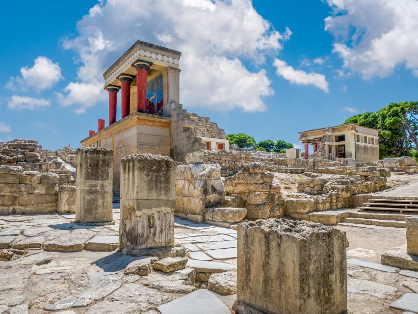 Knossos Palace: E-ticket with Audio and Heraklion City Tour - Tripartite Shrine and the North lustral area