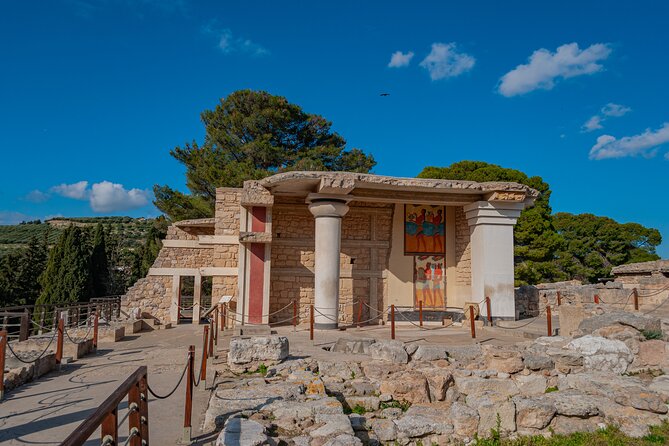 Knossos Palace Private Walking Tour - The Bull-Leaping Fresco replica