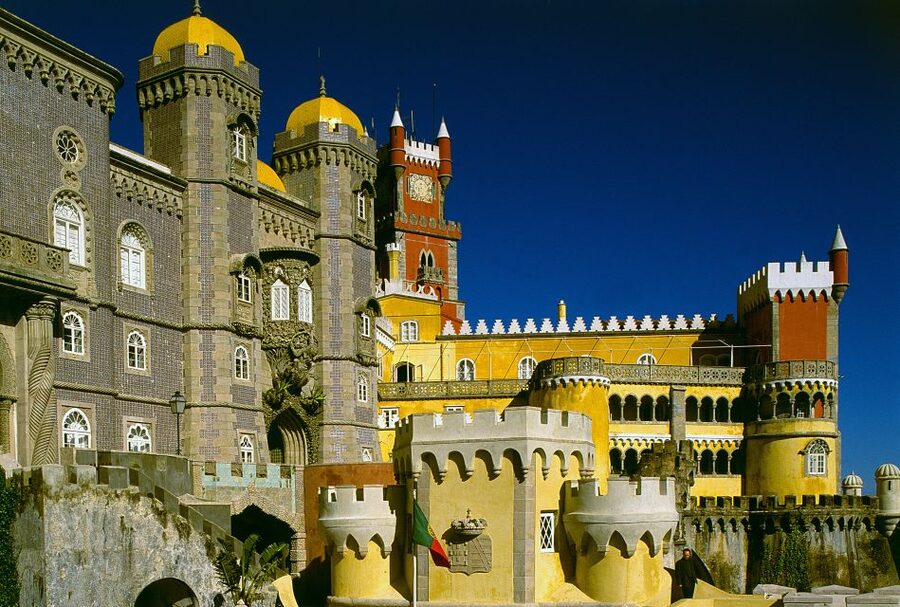 Lisbon: Pena Palace and Regaleira with Tickets - Inside the colorful Pena Palace