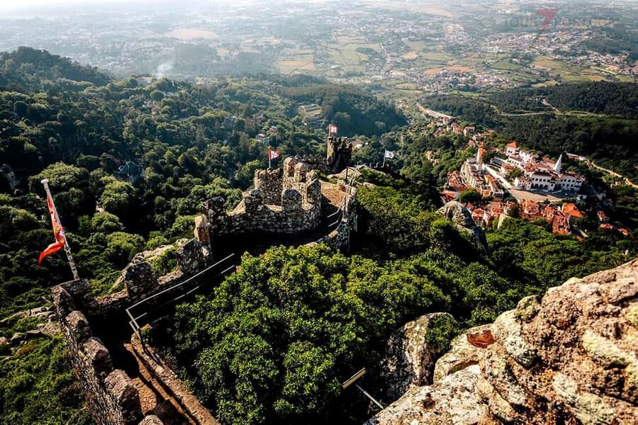 Lisbon: Pena Palace, Qta Regaleira, Moorish Castle & Cascais - Cabo da Roca at the edge of the Atlantic