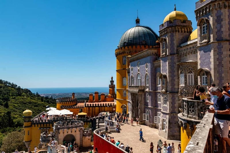 Lisbon: Pena Palace, Sintra, Cabo da Roca & Cascais Day Trip - Pena Palace and its colorful hilltop setting