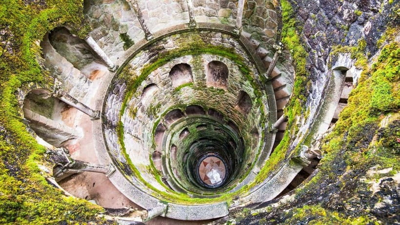 Lisbon: Pena Palace, Sintra, Cabo da Roca, & Cascais Tour - Quinta da Regaleira and the famous Initiation Well