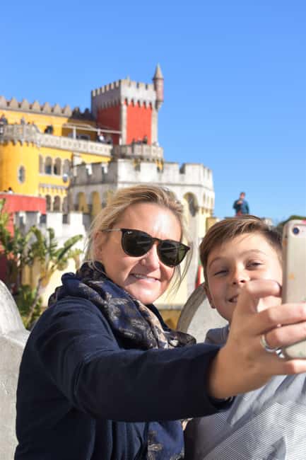 Lisbon: Pena Palace, Sintra, Regaleira, Roca, Cascais Tour - Pena Palace: the colorful first stop