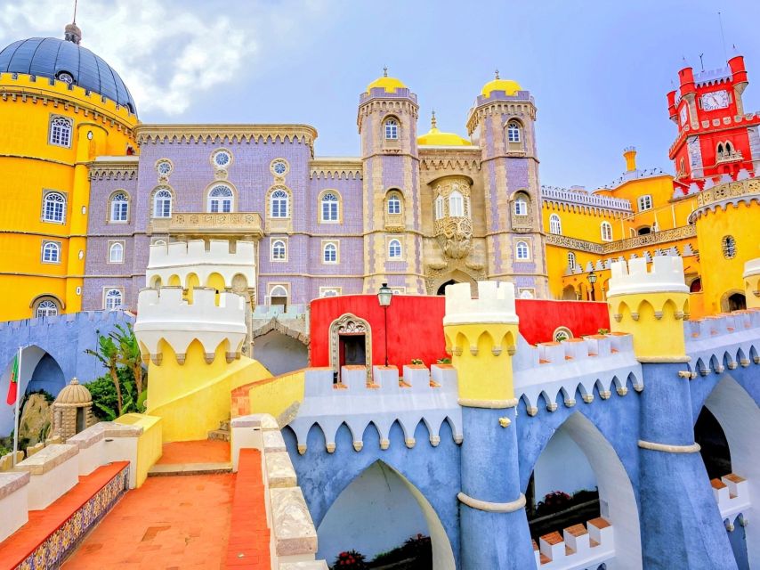 Lisbon: Private Sintra, Pena Palace, Cabo da Roca, & Cascais - Pena Palace and the steep garden paths