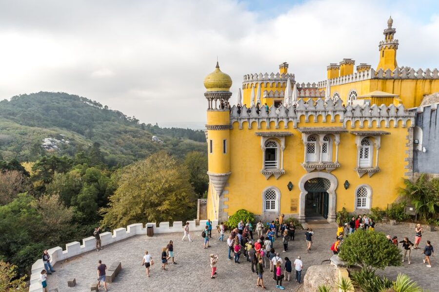 Lisbon: Sintra and Cascais Tour with Pena Palace Ticket - Sintra village and its sweet pause