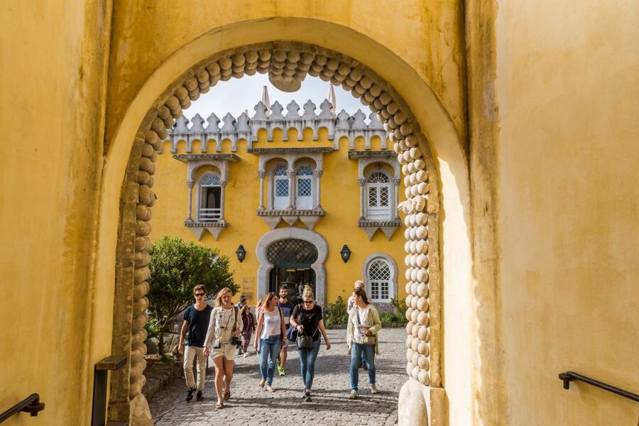 Lisbon: Sintra and Cascais Tour with Pena Palace Ticket - The ride into the Sintra Hills
