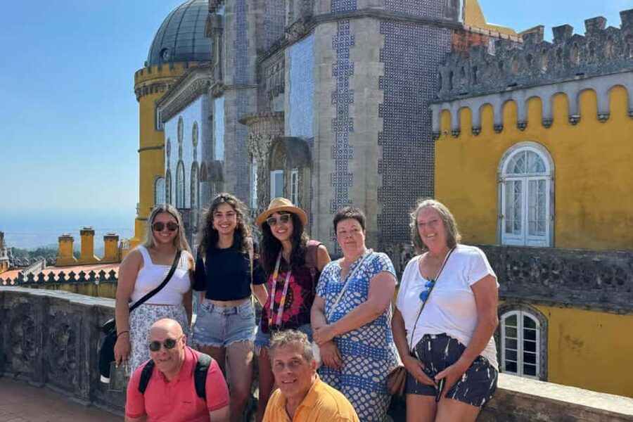 Lisbon: Sintra, Pena Palace, Belém Tour + sunset Boat Cruise - Pena Palace: color, views, and a clear ticket limitation