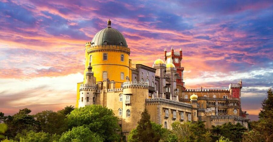 Lisbon: Sintra, Pena Palace, Cabo da Roca & Cascais Day Tour - Pena Palace and its hilltop gardens