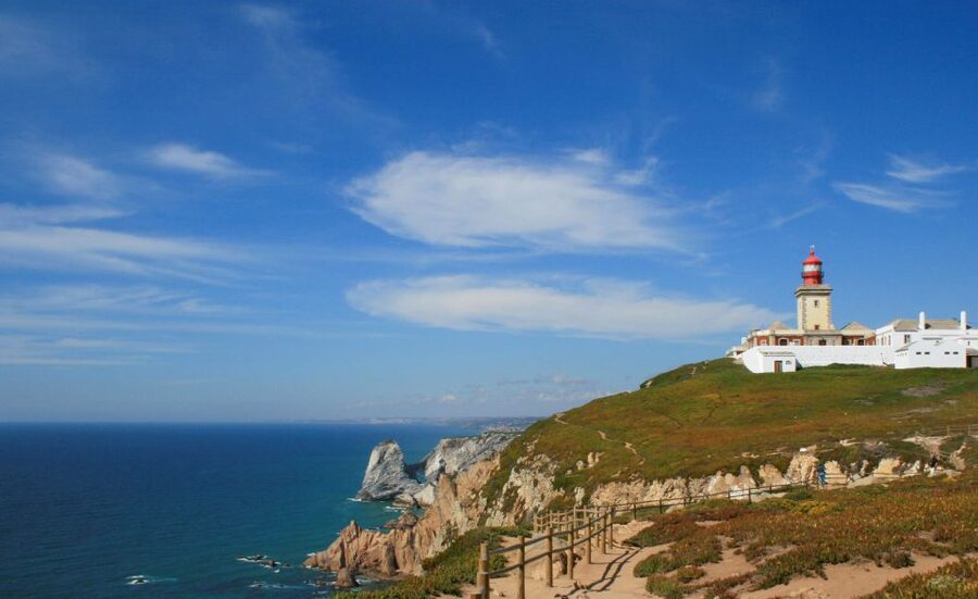 Lisbon: Sintra, Pena Palace, Quinta Regaleira, Cascais Tour - Pena Palace and its mountain gardens