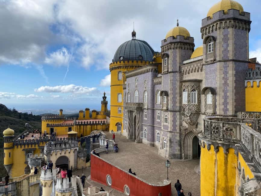Lisbon: Sintra Tour with Pena Palace and Quinta da Regaleira - Pena Palace brings the color
