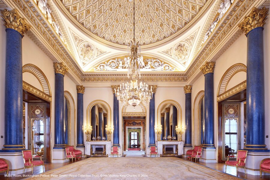London: Buckingham Palace State Rooms & Royal Walking Tour - Entering Buckingham Palace with reserved tickets