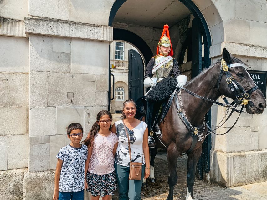London: The Changing of the Guard Tour and Buckingham Palace - Westminster Abbey from the outside