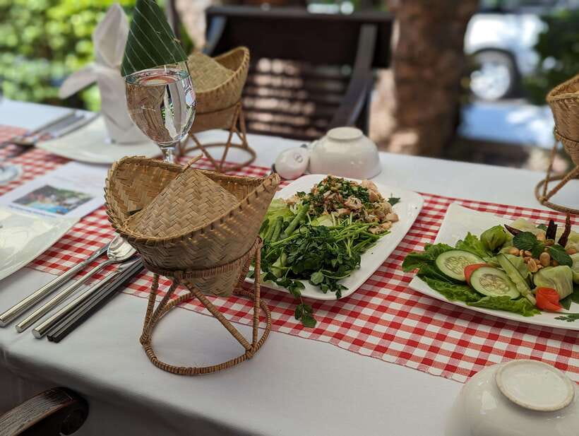 Luang Prabang: Cooking Class at the Former Royal Palace - Cooking Lao food at Alame Restaurant