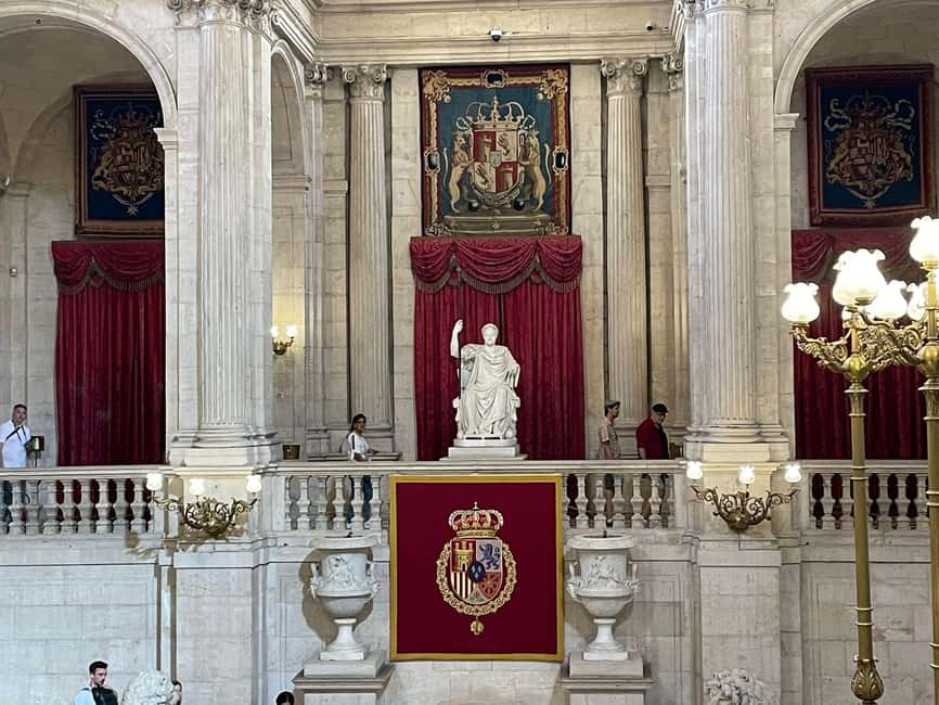 Madrid: Royal Palace Guided Tour with Entry Ticket - State rooms built for ceremony