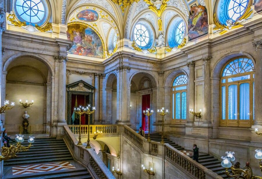 Madrid: Small-Group Royal Palace Guided Tour (Up to 8) - The grand staircase and ceremonial halls