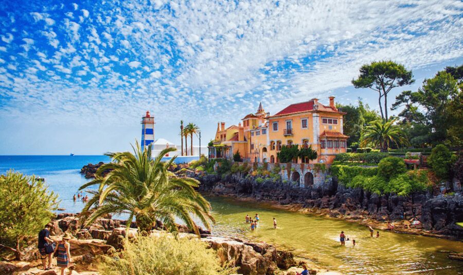 Magical Day Trip: Pena Palace, Sintra, CaboDa Roca & Cascais - Quinta da Regaleira and its secret passages