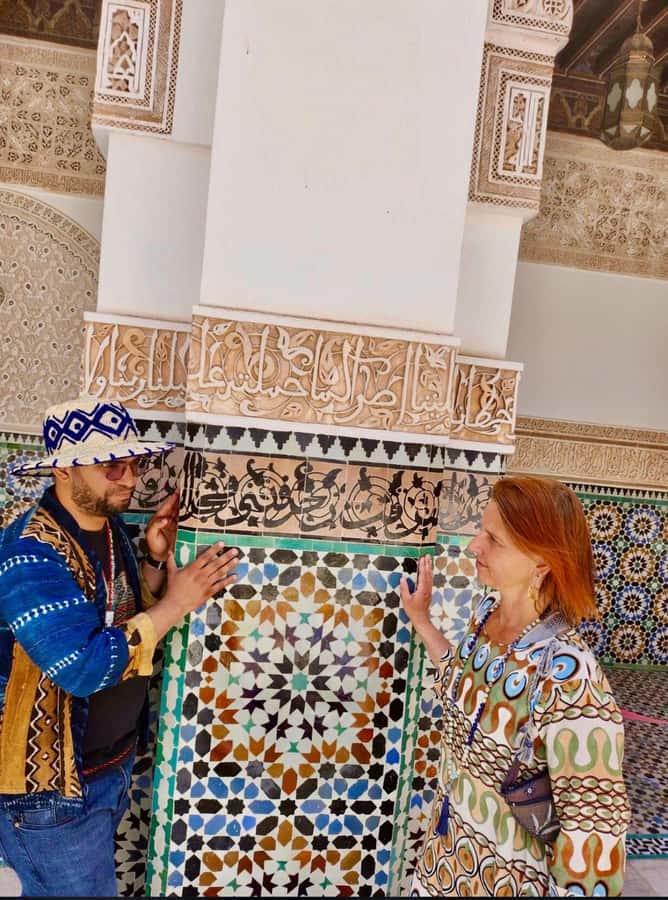 Marrakech: Bahia Palace, Madrassa & Souks Guided Tour - Bahia Palace and its Moorish details