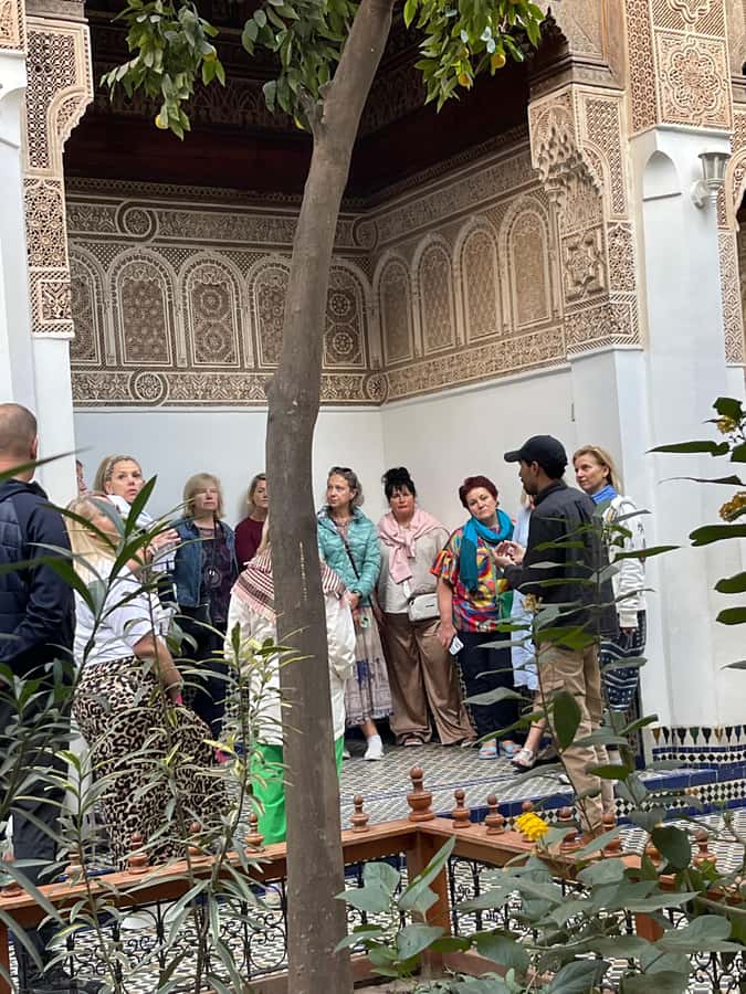 Marrakech: Bahia Palace, Madrassa & Souks Guided Tour - Ending back at Jemaa el-Fna