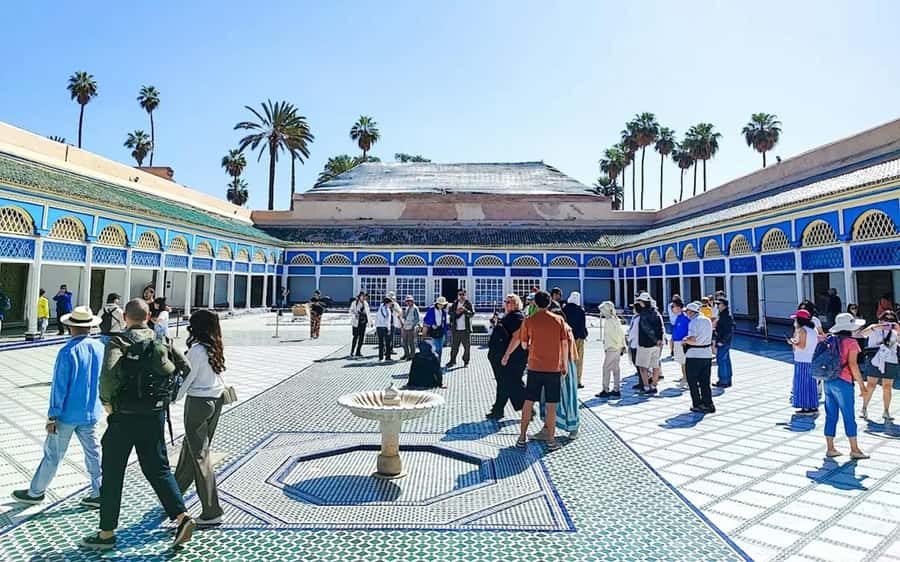 Marrakech: Bahia Palace, Saadian Tombs & Medina Walking Tour - Starting beside Marrakech’s most famous minaret