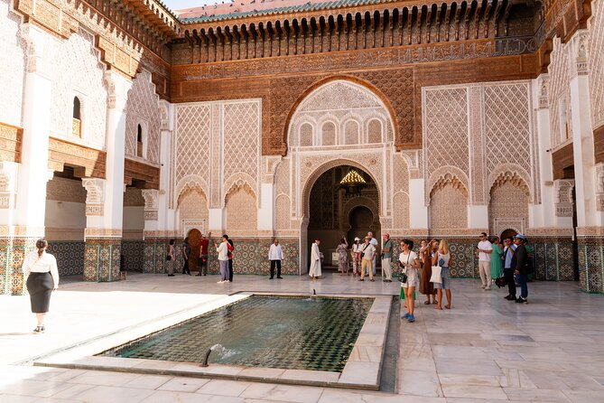 Marrakech: Palace, Museum, Madrasa & Medina Highlights Tour - Ben Youssef Madrasa, the tour’s visual highlight