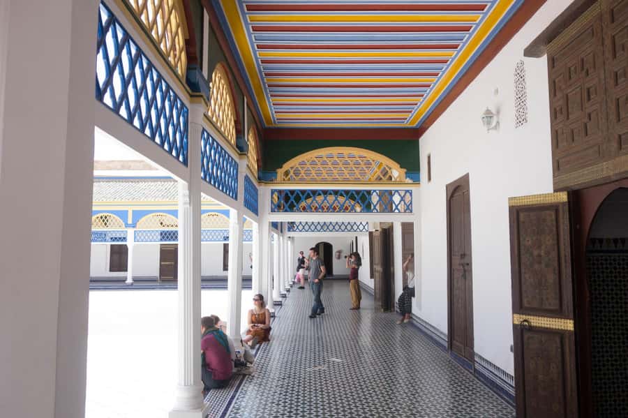 Marrakesh: Bahia Palace, Ben Youssef Medersa & Secret Garden - Le Jardin Secret as a calm final stop