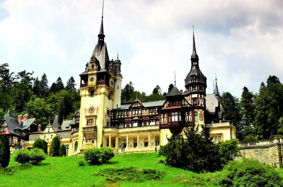 Minivan 8 Places : Dracula Castle, Peles, & Brasov Day Tour - The Bucharest pickup and mountain road