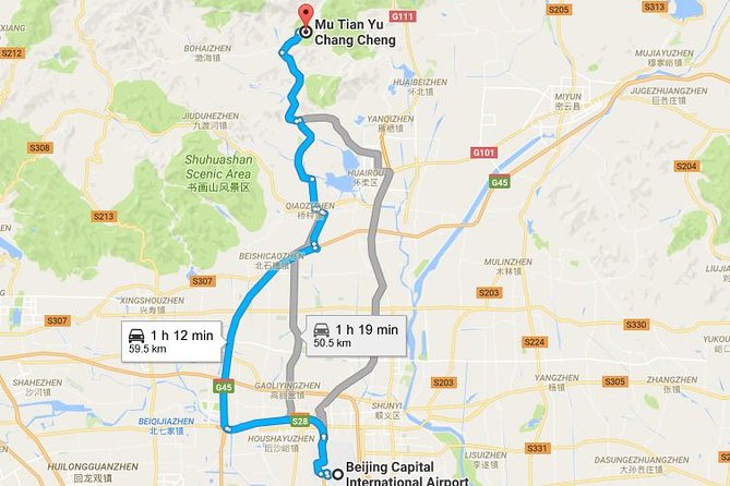 MuTianYu Great Wall and Forbidden City Day Trip by Licensed Cab - The best use of the flexible drop-off