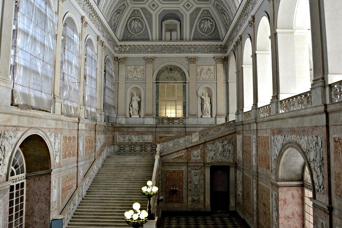 Naples: Royal Palace Entry Ticket with Digital Audio Guide - The marble staircase and royal interiors