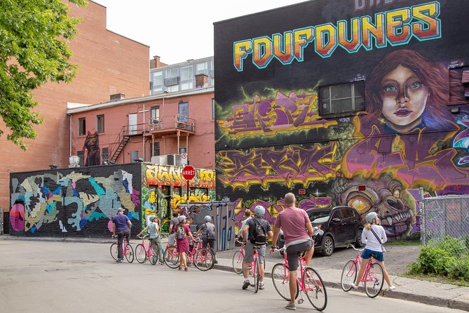 Non Touristy Pink Bike Tour by Spade & Palacio - The Plateau’s back alleys, parks, and daily life