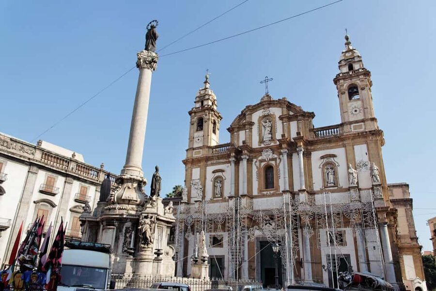 Palermo: City & Palazzo dei Normanni Guided Walking Tour - Palermo Cathedral and the local café break
