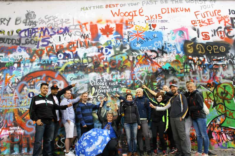 Prague Castle and Charles Bridge Private Walking Tour - Through Lesser Town toward Lennon Wall