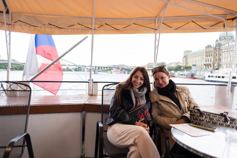 Prague Castle Interiors, Bus Tour and Vltava River Cruise - The bus ride from Na Příkopě to the castle