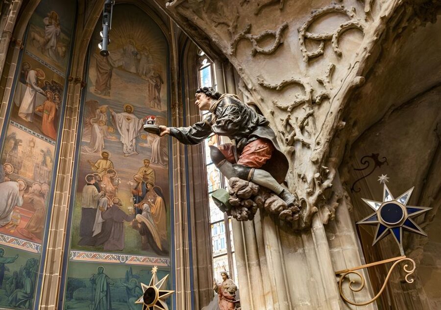 Prague Castle: Royal Palace, Cathedral, and Golden Lane Tour - St. George’s Basilica and medieval atmosphere