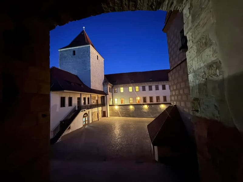 Prague: Night Walk through Prague Castle with City Views - Meeting at Malostranská and taking the tram uphill