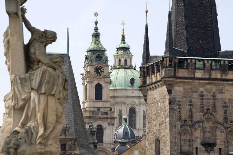 Prague: Prague Castle and Little Quarter Guided Walking Tour - Walking down through the Little Quarter