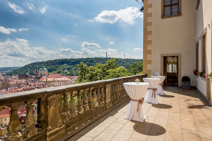 Prague: Prague Castle and Lobkowicz Palace Entry Tickets - St. George’s Basilica, smaller and more atmospheric