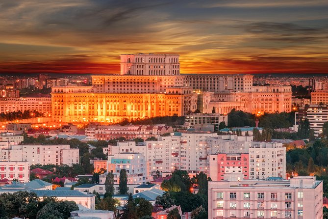 Private Bucharest city tour visit the Palace of the Parliament & Village Museum - Old Town, Stavropoleos Monastery, and CEC Palace