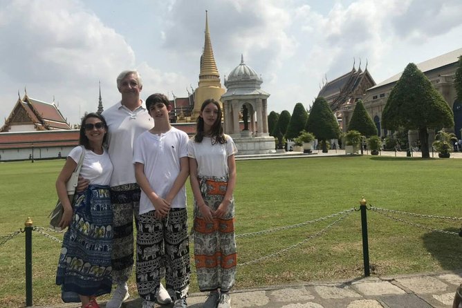 Private Grand Palace Bangkok City Tour & Klong Longtail Boat Trip - Wat Arun from the river and shore