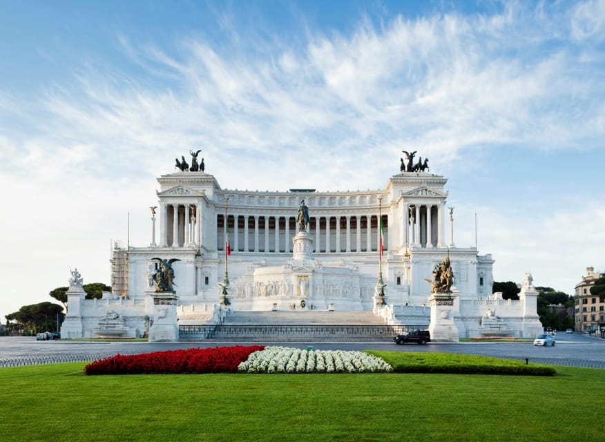 Rome: Vittoriano with Rooftop & Palazzo Venezia Hosted Entry - The Vittoriano, Rome’s giant white landmark