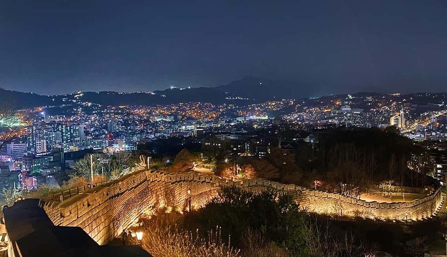 Seoul Day Tour: Gyeongbok Palace, Bukchon, Gwangjang Market - Eungbongsan for the wide Seoul view