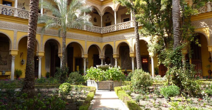 Seville: Palacio de Las Dueñas Entry Ticket and Guided Tour - The 75-minute route through courtyards and rooms