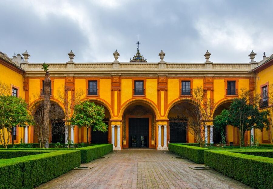 Seville: Priority Access Royal Alcazar Tour - Inside the palace: courtyards, tiles, and royal rooms