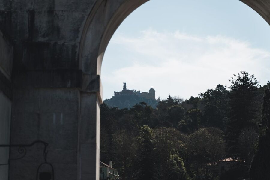 Sintra: Jeep Safari Tour with Visit to Pena Palace - Pena Palace: colorful terraces above Sintra