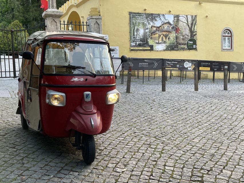 Sintra: Pena Palace and Park Entry Ticket with Tuk Tuk Ride - Walking down from the palace