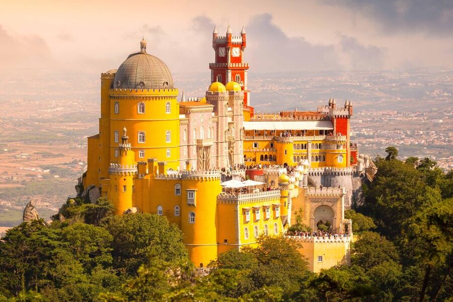 Sintra: Pena Palace, Moorish Castle, Regaleira, & Monserrate - The Moorish Castle starts the day with the best views