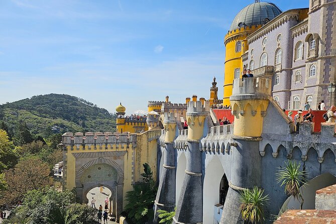 Sintra, Pena Palace, Quinta da Regaleira & Cascais Group Tour - Pena Palace, Sintra’s colorful mountaintop showpiece
