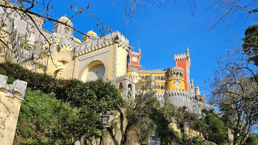 Sintra Tour w/ Pena Palace, Cascais & Cabo Roca, FROM LISBON - Guincho Beach and the road toward Cabo da Roca