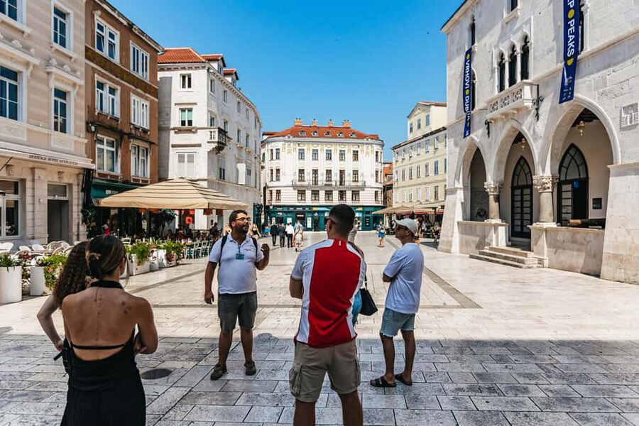 Split: Diocletian Palace & Old Town Guided Walking Tour - Town Hall, Fruit Square, and later Split