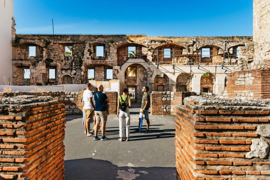 Split: Old Town and Diocletian Palace Walking Tour - Saint Domnius Cathedral and the palace’s changing purpose